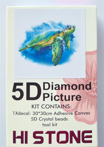 Boncuk İşleme Kiti  30 x 30 Deniz Kaplumbağası