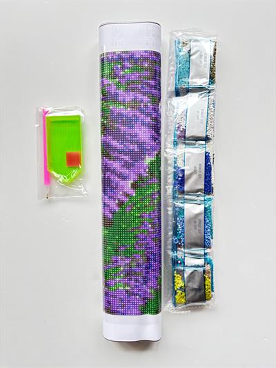 Boncuk İşleme Kiti 50 x 40 Lavanta Bahçesi