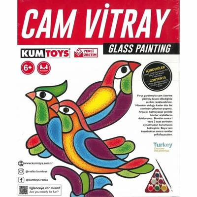 CAM VİTRAY - GLASS PAINTING BOYAMA SETİ