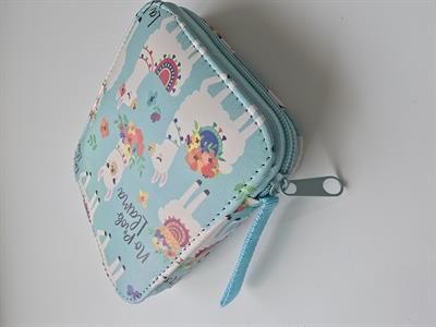 ÇANTALI DİKİŞ SETİ - LAMA DESENLİ