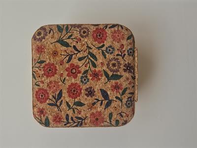 ÇANTALI DİKİŞ SETİ - MİNİ ÇİÇEK DESENLİ