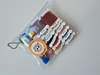 ÇANTALI DİKİŞ SETİ - ŞEFFAF GÖRÜNÜMLÜ