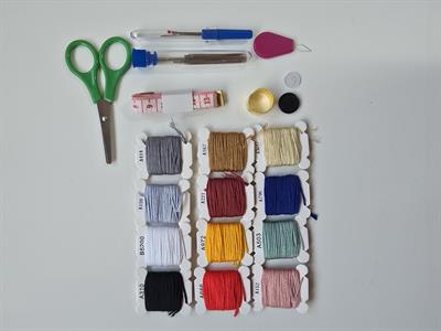 ÇANTALI DİKİŞ SETİ - ŞEFFAF GÖRÜNÜMLÜ