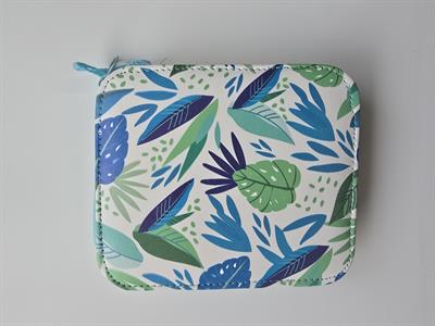 ÇANTALI DİKİŞ SETİ - YAPRAK DESENLİ