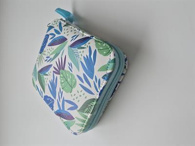 ÇANTALI DİKİŞ SETİ - YAPRAK DESENLİ