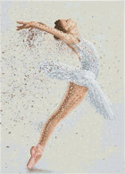 Diamond Dotz Dansçı Kadın - 37x52 cm