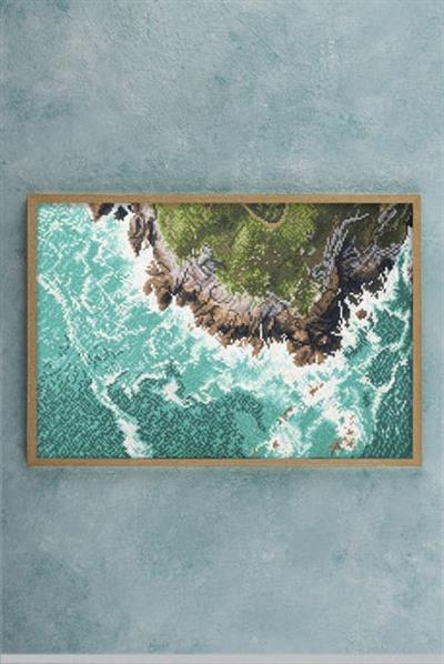 Dmnd Dotz Kayalık Sahil - 52x35 cm