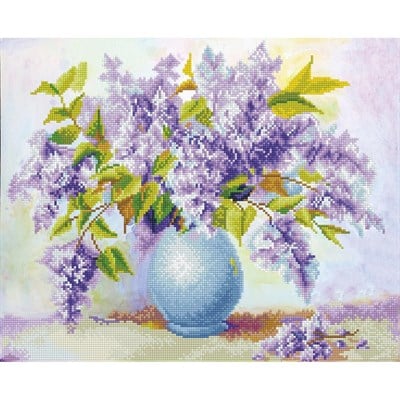 Elmas Mozaik Tablo Leylak Parfümü – 41,9 x 52,1 cm