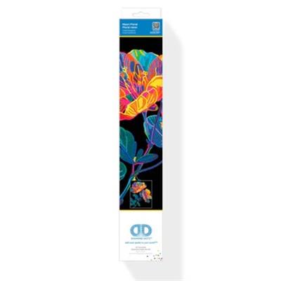 Diamond Dotz Neon Çiçek Grubu - 36x46 cm