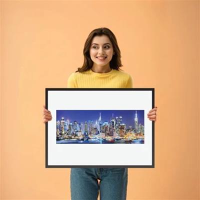 Diamond Dotz Şehir Işıkları Elmas Tablo Seti - 75x29 cm