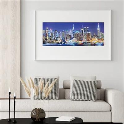 Diamond Dotz Şehir Işıkları Elmas Tablo Seti - 75x29 cm