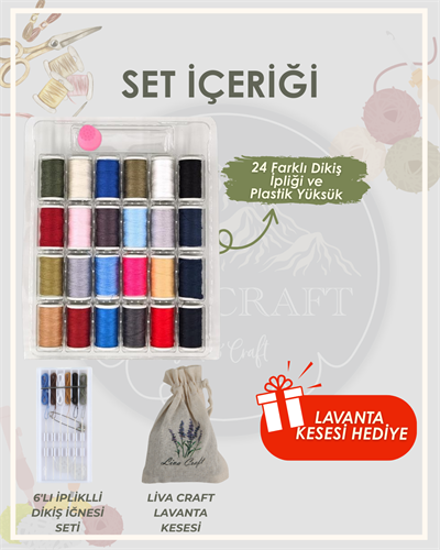 Dikiş Seti 26 Parça Liva Craft