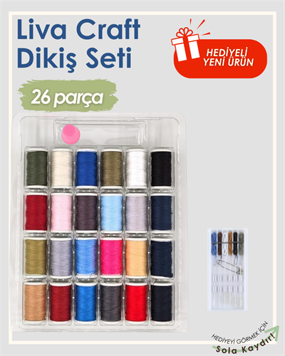 Dikiş Seti 26 Parça Liva Craft