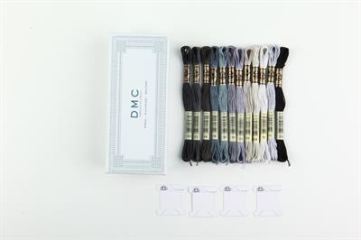 Dmc Kutu Hediyeli Muline İplik Seti - Gri Renkler