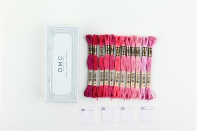 Dmc Kutu Hediyeli Muline İplik Seti - Pembe Renkler