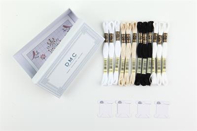 Dmc Kutu Hediyeli Muline İplik Seti Siyah-Beyaz-Ekru