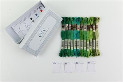 Dmc Kutu Hediyeli Muline İplik Seti - Yeşil Renkler