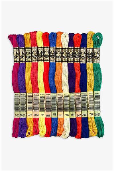 Dmc Kutu Hediyeli Muline 14lü Set - Termal Renkler