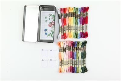 Dmc Karton Kutu Hediyeli Muline 24lü Set - Çiçek Renkleri