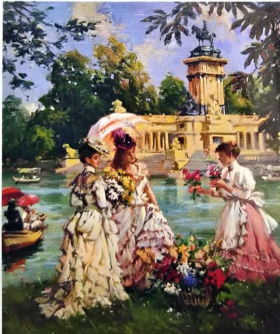 Elmas Mozaik Tablo, 50x40cm Saray Kadınları Boncuk Yapıştırma Kiti 