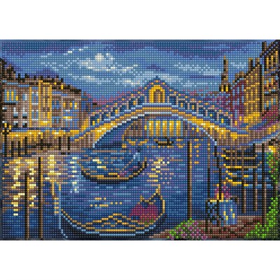 Elmas Mozaik Tablo Venedik Rialto Köprüsü – 25 x 35 cm