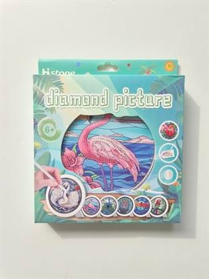 Flamingo Boncuk işleme  Seti –  Eğitici Elmas Mozaik Kiti