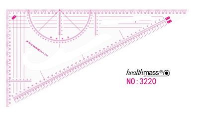 Fransız Eğrisi Moda Tasarım Cetvelleri - 7 Çeşit Riga Cetvel