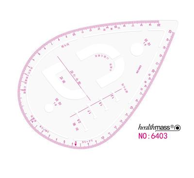 Fransız Eğrisi Moda Tasarım Cetvelleri - 7 Çeşit Riga Cetvel