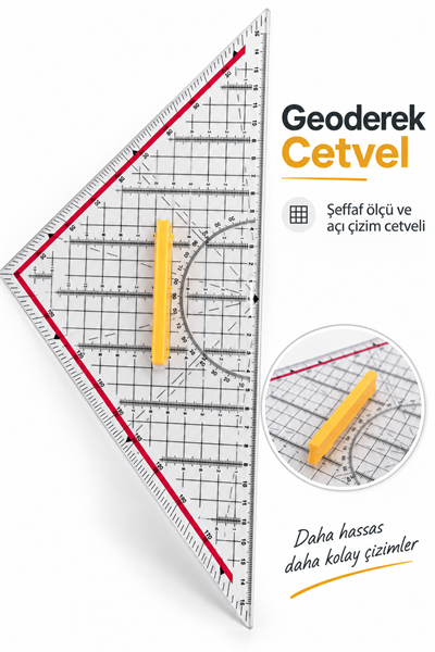 Geoderek Cetvel, Üçgen Terzi Cetveli, Modelist Cetveli