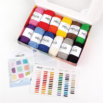 HELLO 12li İplik Seti - ASSORTMENT