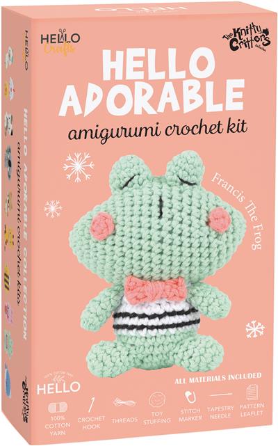 HELLO ADORABLE AMİGURUMİ KİTİ KURBAĞA 10 CM