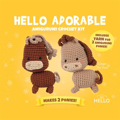 Amigurumi Kiti, Mini Örgü Seti  PONİLER