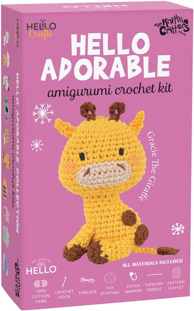 HELLO ADORABLE AMİGURUMİ KİTİ ZÜRAFA 14 CM