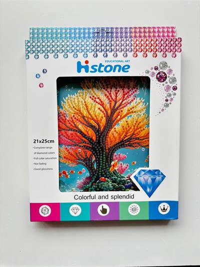 Histone Boncuk Kiti Sonbahar Ağacı 21x25 cm