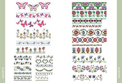 Kanaviçe MOTİF SERİSİ 3- BORDÜRLER