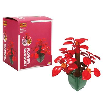 Lego Çiçek Seti Kırmızı Çiçek