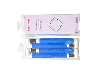 NURGE 21X21 CM KLİPSLİ NAKIŞ KASNAĞI MAVİ