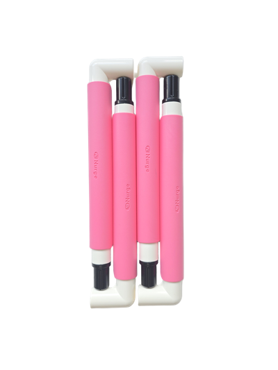 NURGE 21X21 CM KLİPSLİ NAKIŞ KASNAĞI PEMBE