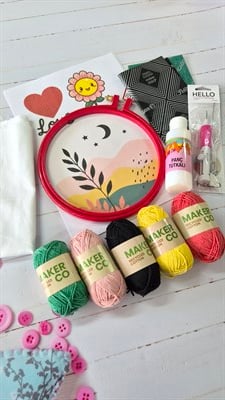 Punch Seti Başlangıç Kiti, Punch Malzemeleri Kiti, Hobi Kiti Tam Set