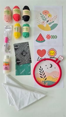 Punch Seti Başlangıç Kiti, Punch Malzemeleri Kiti, Hobi Kiti Tam Set
