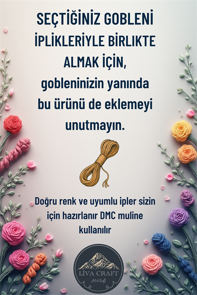 SEG 30x40 GOBLEN YAN ÜRÜNÜ 24 adet DMC muline