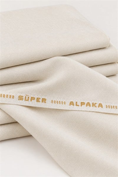 Süper Alpaka Nakış Kumaşı Krem 1 Metre, El İşi, Masa Örtüsü, Runner, Yastık ve Çeyiz Kumaşı