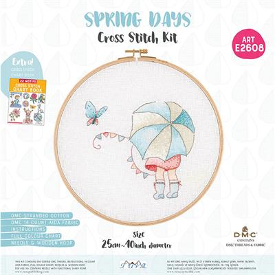TUVA AHŞAP KASNAKLI KANAVİÇE KİTİ 25CM E2608