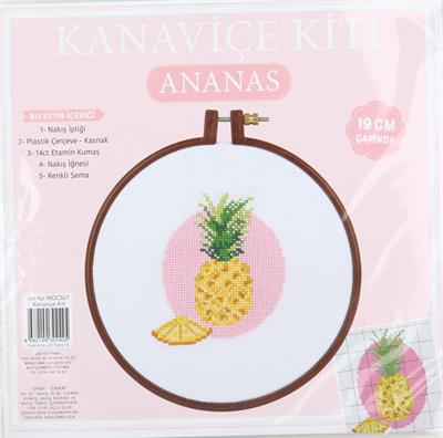 Tuva Kanaviçe Kiti Ananas
