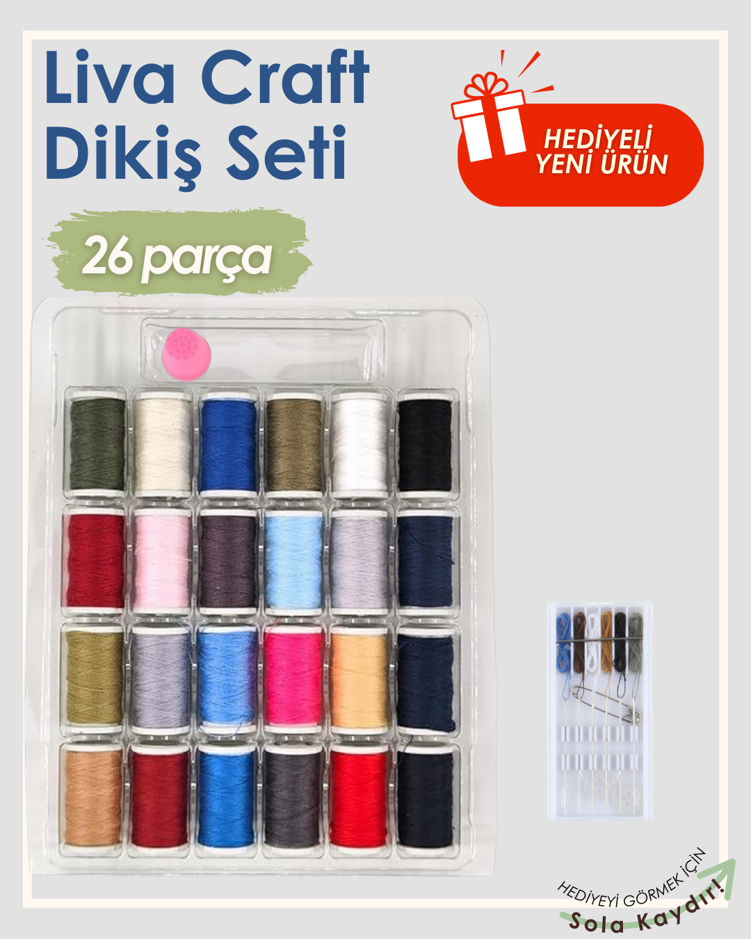 Dikiş Seti 26 Parça Liva Craft
