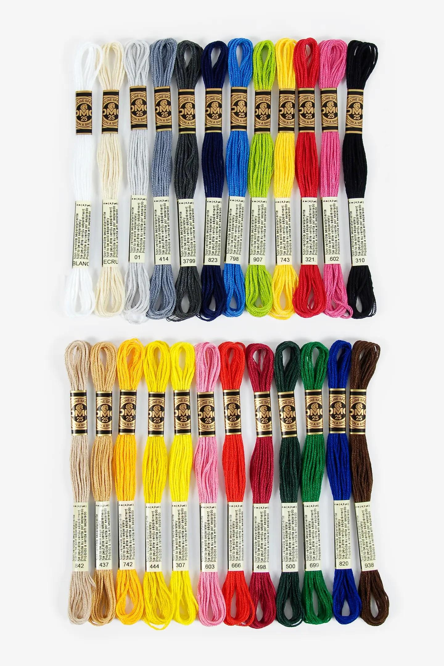 Dmc Muline 12'li Set - Olmazsa Olmaz Renkler