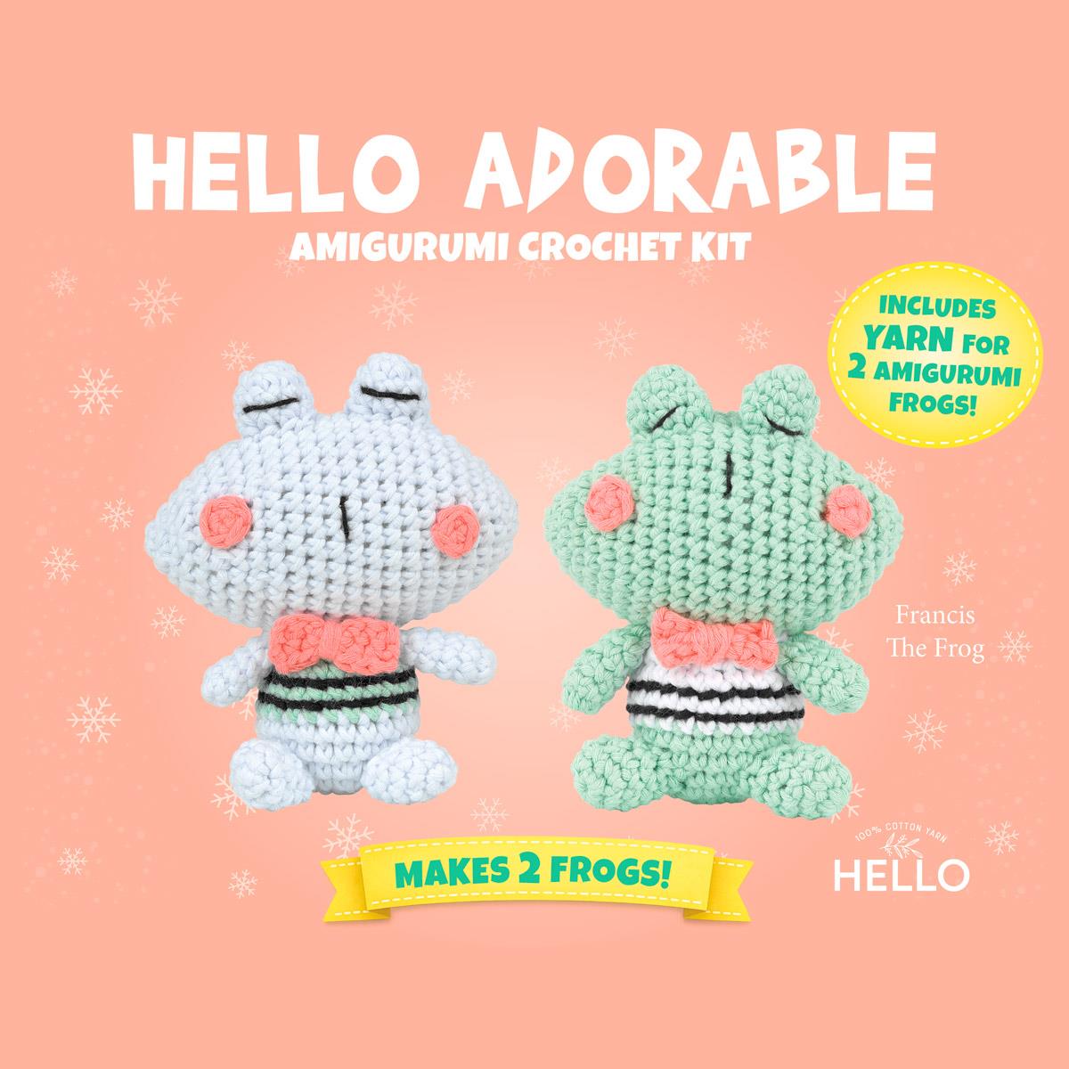 HELLO ADORABLE AMİGURUMİ KİTİ KURBAĞA
