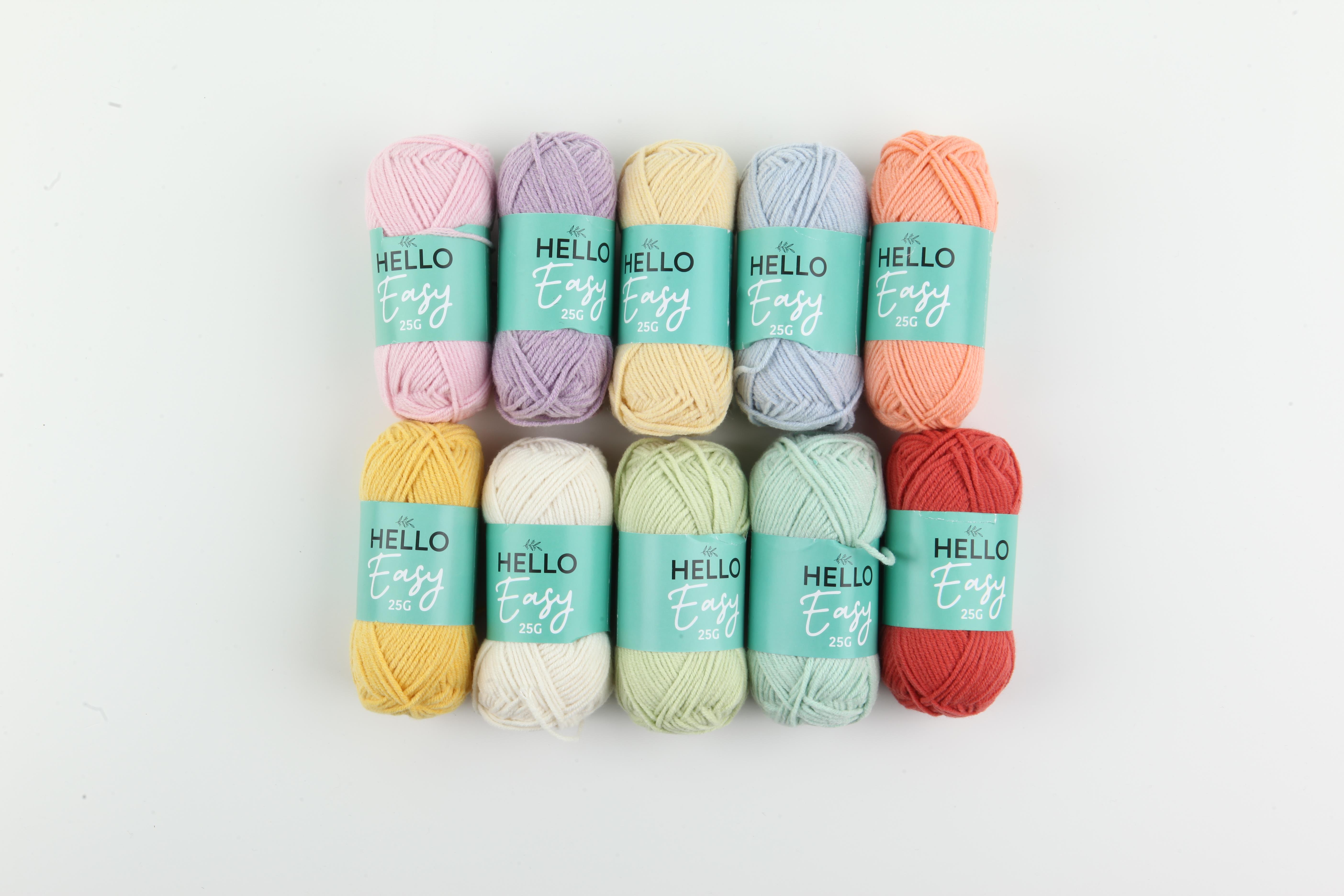 Hello Easy Pamuklu İplik Seti - Pastel Renkler