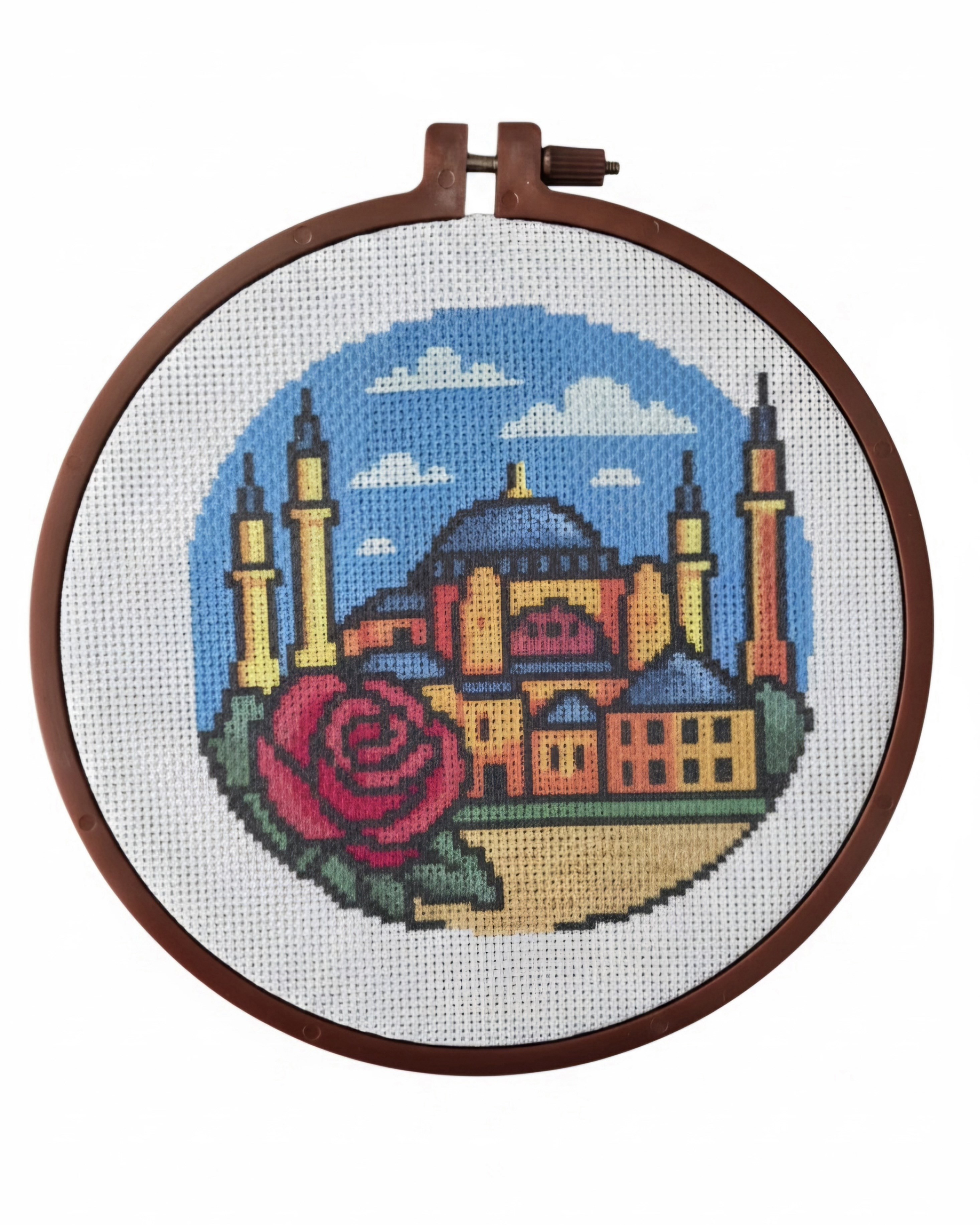 Kanaviçe Başlangıç Seti, Baskılı Etamin Kiti - Ayasofya