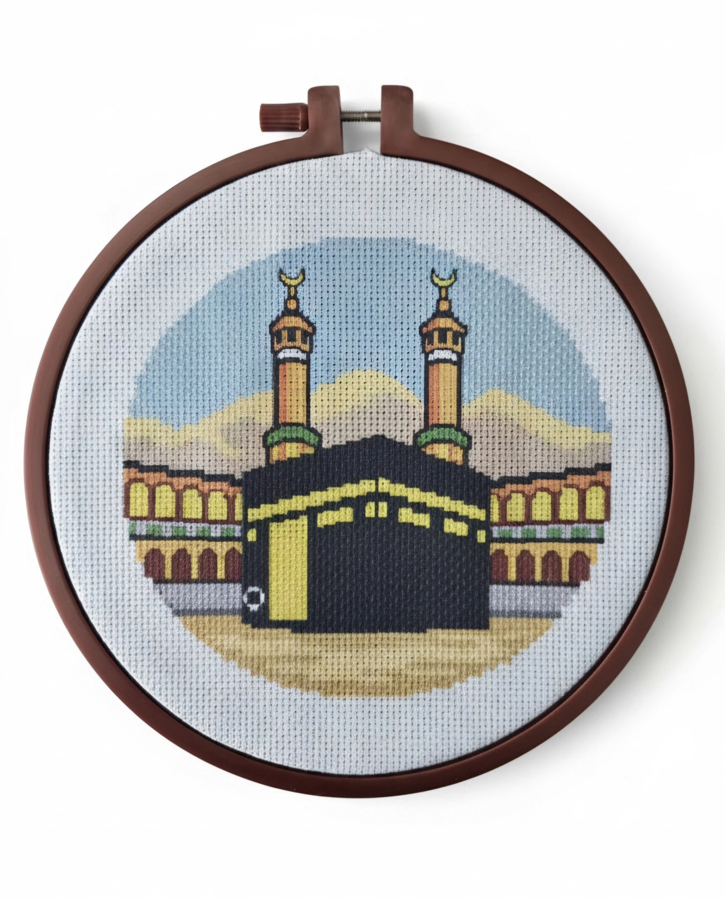 Kanaviçe Başlangıç Seti, Baskılı Etamin Kiti - Kabe